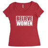 Believe Women Women's Triblend Scoop T-shirt