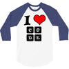 i love code 3/4 Sleeve Shirt