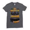 My Daughter Is Super Awesome Her Stepmom Ladies Fitted T-Shirt