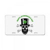 happy saint patrick day skull License Plate