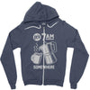 it's 7am somewhere Zipper Hoodie