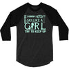 i ski like a girl 3/4 Sleeve Shirt