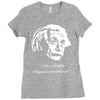 albert einstein's non believer Ladies Fitted T-Shirt