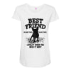 Best Friend Pug Maternity Scoop Neck T-shirt