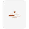 caffeine loading pleace wait Mousepad