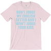 dont judge my english setter T-Shirt