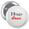 hug Pin-back button