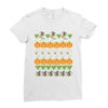 halloween ugly sweater tn featured Ladies Fitted T-Shirt