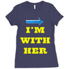i am with her Ladies Fitted T-Shirt