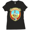 dogs bollocks beer label ideal birthday present or gift Ladies Fitted T-Shirt