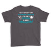 I Love Someone with Ovarian Cancer to The Moon and Back to Infinity Youth Tee