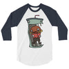 delicious aqua teens 3/4 Sleeve Shirt