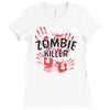 zombie killer Ladies Fitted T-Shirt