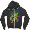 zombie cup Zipper Hoodie