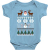ugly christmas sweater Baby Bodysuit