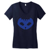 pj masks catboy symbol Women's V-Neck T-Shirt
