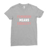Feminism Means Equality Ladies Fitted T-Shirt