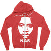 nas face Zipper Hoodie