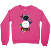 who loves poodle Crewneck Sweatshirt