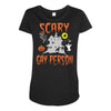 scary gay person Maternity Scoop Neck T-shirt