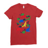 dinosaurs Ladies Fitted T-Shirt