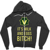 milk and eggs Zipper Hoodie