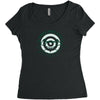 bullseye Women's Triblend Scoop T-shirt