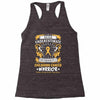 Never Underestimate the Strength of a Childhood Cancer Warrior Racerback Tank