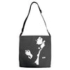 tom waits rock indie rock pop music Adjustable Strap Totes