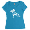 mens surfing Women's Triblend Scoop T-shirt