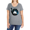 Spirit Cats Ladies Curvy T-Shirt