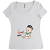Cute Baby Painter's Dad Love Women's Triblend Scoop T-shirt
