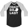 crazy bird lady 3/4 Sleeve Shirt