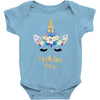 birthday unicorn family series birthday boy Baby Bodysuit