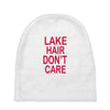 lake hair don't care Baby Beanies