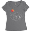 Desert Women's Triblend Scoop T-shirt