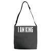 i am king Adjustable Strap Totes