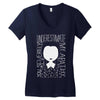 marvelous you severely underestimate my apathy Women's V-Neck T-Shirt