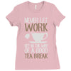 never let work Ladies Fitted T-Shirt