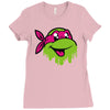 raph   tmnt facemelt Ladies Fitted T-Shirt