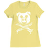 pig bacon cross bones pirate Ladies Fitted T-Shirt