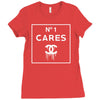 no1 cares Ladies Fitted T-Shirt
