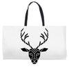 poly deer black Weekender Totes