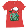 bombasaur Ladies Fitted T-Shirt