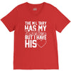military has my soldier i have his heart V-Neck Tee