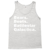 bears, beets, battlestar galactica Tank Top