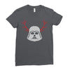 darth vader reindeer Ladies Fitted T-Shirt