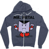 mr. metal Zipper Hoodie