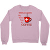 coffee lovers medical alert Crewneck Sweatshirt