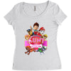 paw patrol birthday girl  aunt Women's Triblend Scoop T-shirt